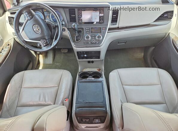 5TDDZ3DC4JS195824 2018 TOYOTA SIENNA White Առջևի վահանակի տեսք