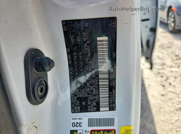 5TDDZ3DC4JS195824 2018 TOYOTA SIENNA White Շարժիչի բաժամունքի տեսք