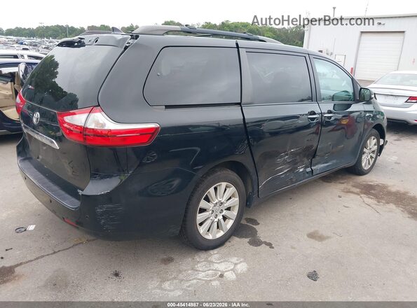 5TDDZ3DC5HS166021 2017 TOYOTA SIENNA Black Rear right