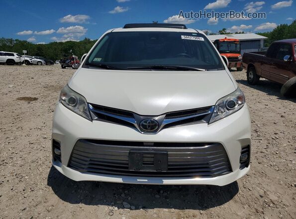 5TDDZ3DC5JS188641 2018 TOYOTA SIENNA White Widok z przodu