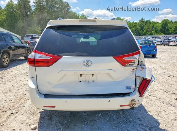 5TDDZ3DC5JS188641 2018 TOYOTA SIENNA White Widok z tyłu