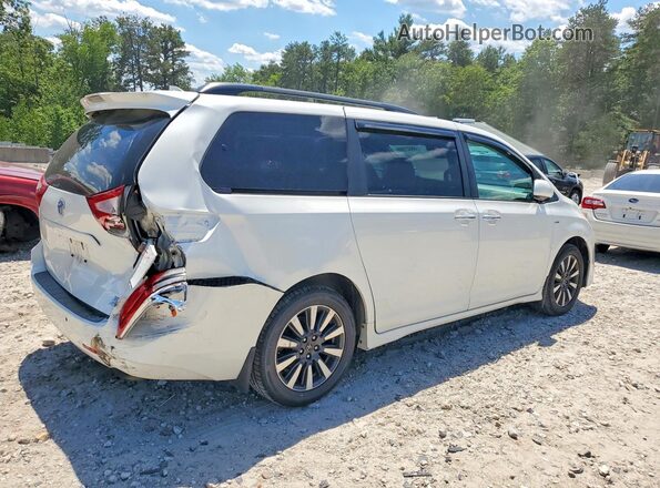 5TDDZ3DC5JS188641 2018 TOYOTA SIENNA White Tył prawy