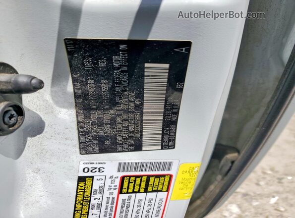 5TDDZ3DC5JS188641 2018 TOYOTA SIENNA White Widok naklejki z numerem VIN
