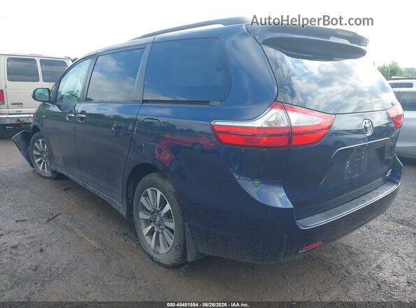 5TDDZ3DC6JS208203 2018 TOYOTA SIENNA Blue Հետևի ձախ