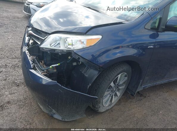 5TDDZ3DC6JS208203 2018 TOYOTA SIENNA Blue 