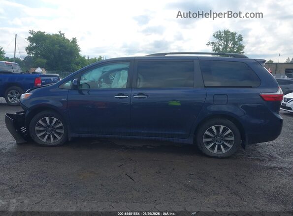 5TDDZ3DC6JS208203 2018 TOYOTA SIENNA Blue Սալոնի 360 աստիճան տեսք