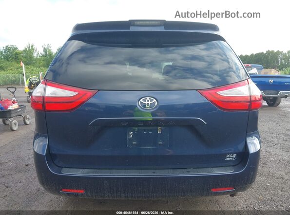 5TDDZ3DC6JS208203 2018 TOYOTA SIENNA Blue 