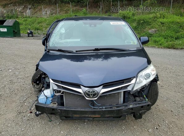 5TDDZ3DC6LS242788 2020 TOYOTA SIENNA Blue Դիմացի տեսք