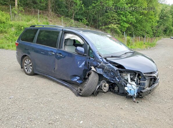 5TDDZ3DC6LS242788 2020 TOYOTA SIENNA Blue Առջևի աջ