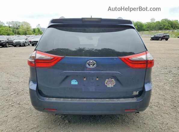 5TDDZ3DC6LS242788 2020 TOYOTA SIENNA Blue Հետևի տեսք