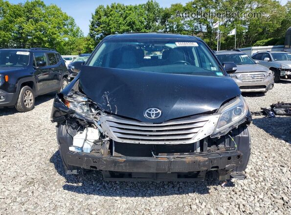 5TDDZ3DC8HS155322 2017 TOYOTA SIENNA Black 