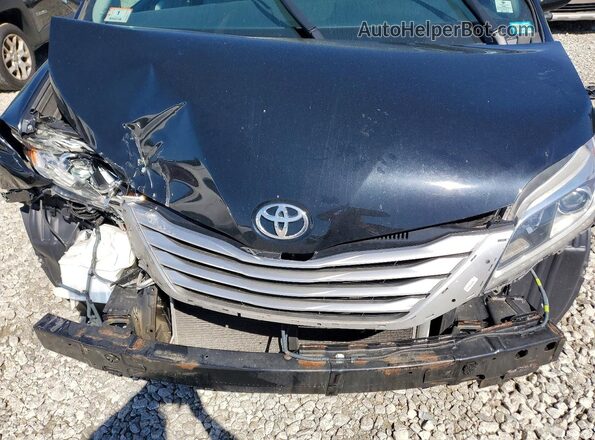 5TDDZ3DC8HS155322 2017 TOYOTA SIENNA Black 