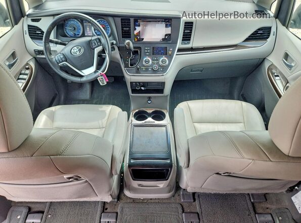 5TDDZ3DC9HS169827 2017 TOYOTA SIENNA White Vista del salpicadero