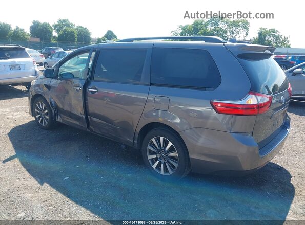 5TDDZ3DC9JS193468 2018 TOYOTA SIENNA Gray უკანა მარცხენა
