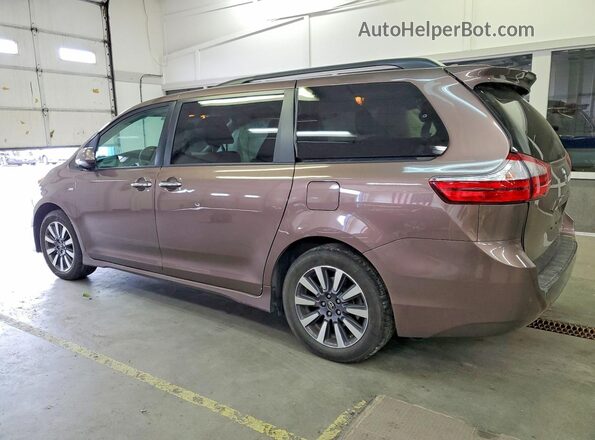 5TDDZ3DC9JS196287 2018 TOYOTA SIENNA Brown 