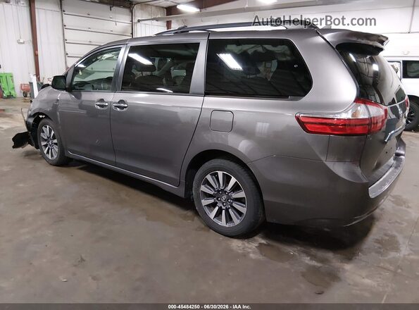 5TDDZ3DC9JS199545 2018 TOYOTA SIENNA Gray უკანა მარცხენა