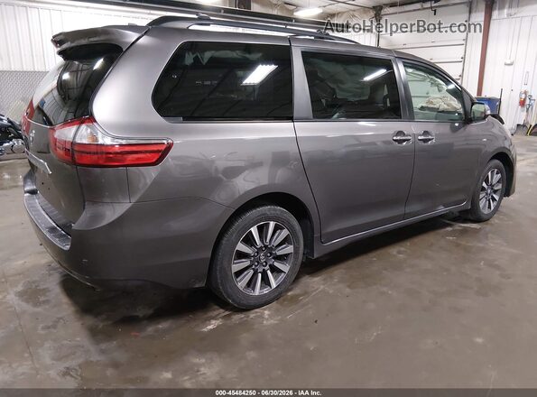5TDDZ3DC9JS199545 2018 TOYOTA SIENNA Gray უკანა მარჯვენა