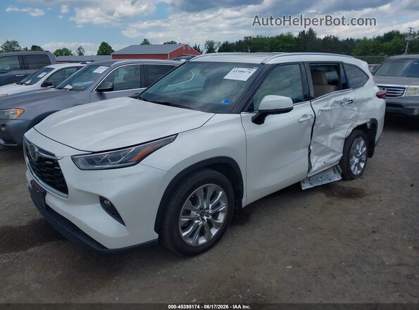 5TDDZRBH1MS527255 2021 TOYOTA HIGHLANDER White Przód lewy