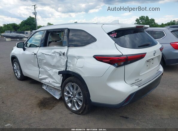 5TDDZRBH1MS527255 2021 TOYOTA HIGHLANDER White Tył lewy