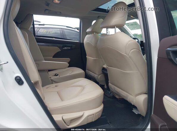 5TDDZRBH1MS527255 2021 TOYOTA HIGHLANDER White Widok naklejki z numerem VIN