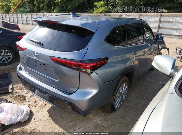 5TDDZRBH2MS088759 2021 TOYOTA HIGHLANDER Blue Tył prawy