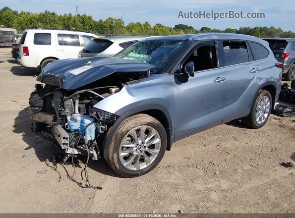 5TDDZRBH2MS088759 2021 TOYOTA HIGHLANDER Blue Przód lewy