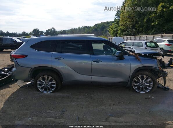 5TDDZRBH2MS088759 2021 TOYOTA HIGHLANDER Blue Widok wnętrza 360 stopni
