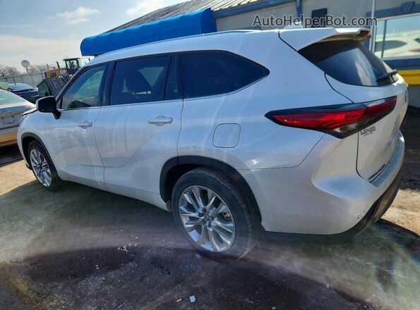 5TDDZRBH4LS034653 2020 TOYOTA HIGHLANDER White Հետևի ձախ