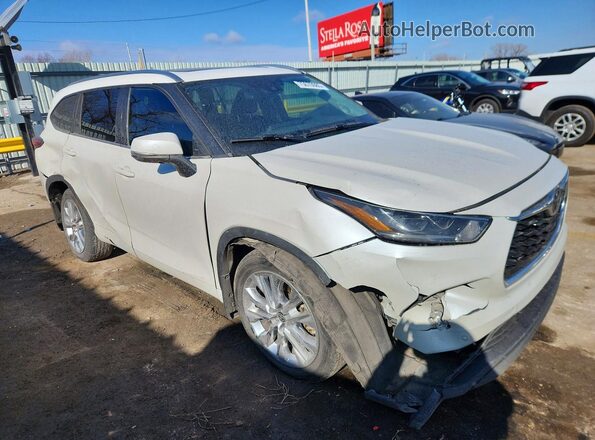 5TDDZRBH4LS034653 2020 TOYOTA HIGHLANDER White Առջևի աջ