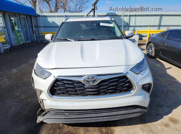 5TDDZRBH4LS034653 2020 TOYOTA HIGHLANDER White Դիմացի տեսք