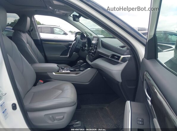 5TDDZRBH6MS066019 2021 TOYOTA HIGHLANDER White Սալոնի դիմացի տեսք