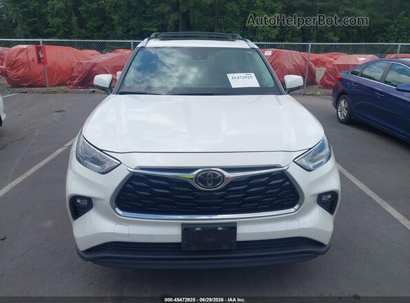 5TDDZRBH6MS066019 2021 TOYOTA HIGHLANDER White Սարքավորումների վահանակի տեսք