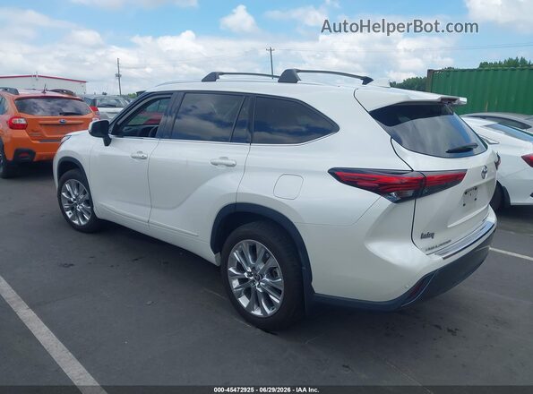 5TDDZRBH6MS066019 2021 TOYOTA HIGHLANDER White Հետևի ձախ