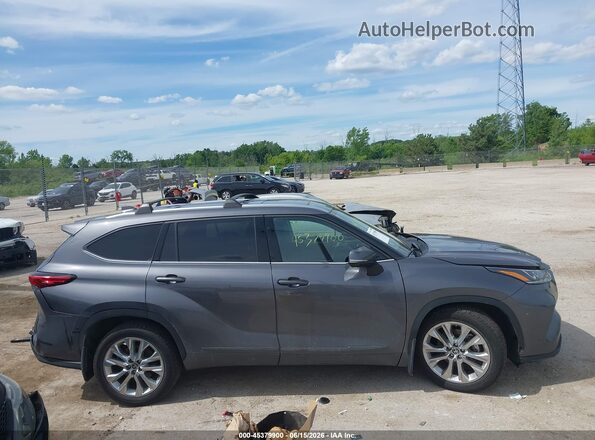 5TDDZRBH7MS530113 2021 TOYOTA HIGHLANDER Gray 360 interior view