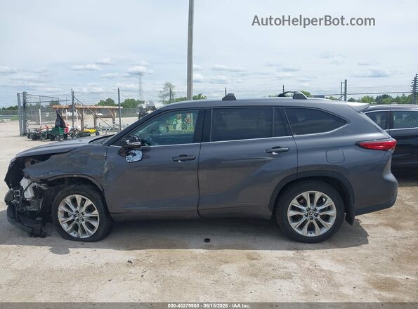 5TDDZRBH7MS530113 2021 TOYOTA HIGHLANDER Gray 