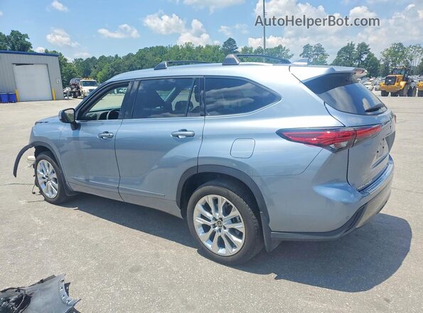 5TDDZRBH8MS149001 2021 TOYOTA HIGHLANDER Серый Задняя левая четверть