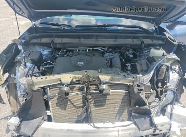 5TDDZRBH8MS149001 2021 TOYOTA HIGHLANDER Серый Вид подкапотного пространства