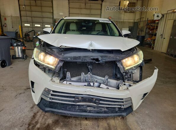 5TDDZRFH0HS398666 2017 TOYOTA HIGHLANDER White Вид спереду