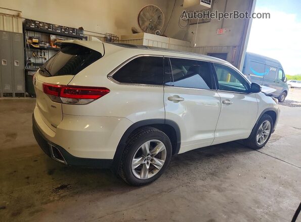 5TDDZRFH0HS398666 2017 TOYOTA HIGHLANDER White Задня права чверть