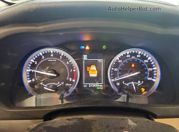5TDDZRFH0HS398666 2017 TOYOTA HIGHLANDER White Вид щитка приладів