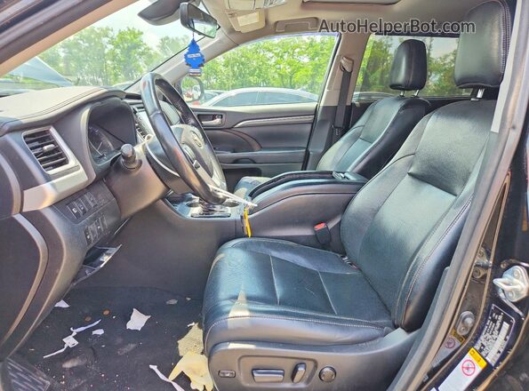 5TDDZRFH0HS421203 2017 TOYOTA HIGHLANDER Black 