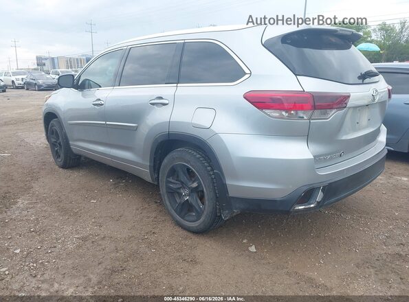 5TDDZRFH0JS874114 2018 TOYOTA HIGHLANDER Silver Հետևի ձախ