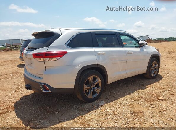 5TDDZRFH0JS884710 2018 TOYOTA HIGHLANDER White უკანა მარჯვენა