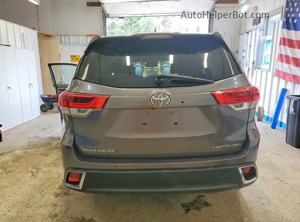 5TDDZRFH0KS727714 2019 TOYOTA HIGHLANDER Gray Widok z tyłu