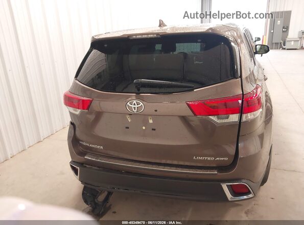 5TDDZRFH0KS933227 2019 TOYOTA HIGHLANDER Brown 