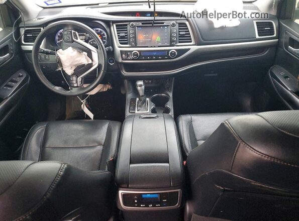5TDDZRFH1HS417743 2017 TOYOTA HIGHLANDER White Առջևի վահանակի տեսք
