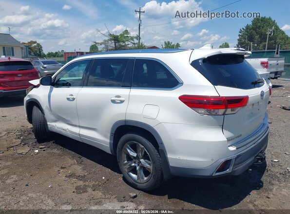 5TDDZRFH1HS441816 2017 TOYOTA HIGHLANDER White Trasero izquierdo