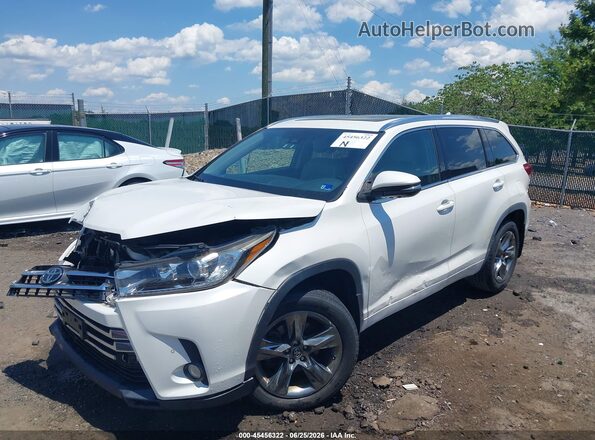 5TDDZRFH1HS441816 2017 TOYOTA HIGHLANDER White Vista tres cuartos delantera izquierda