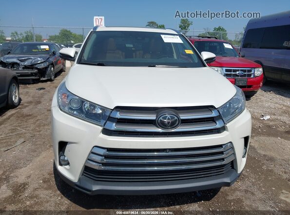 5TDDZRFH1HS456266 2017 TOYOTA HIGHLANDER White Вид щитка приладів