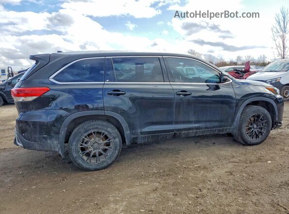 5TDDZRFH1JS833975 2018 TOYOTA HIGHLANDER Black Задня права чверть